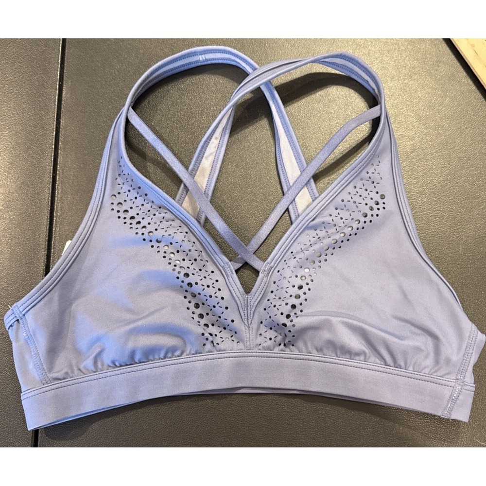 Victoria Sport Womens Small‎ Unlined Wireless Pull On Cross Back Sports Bra